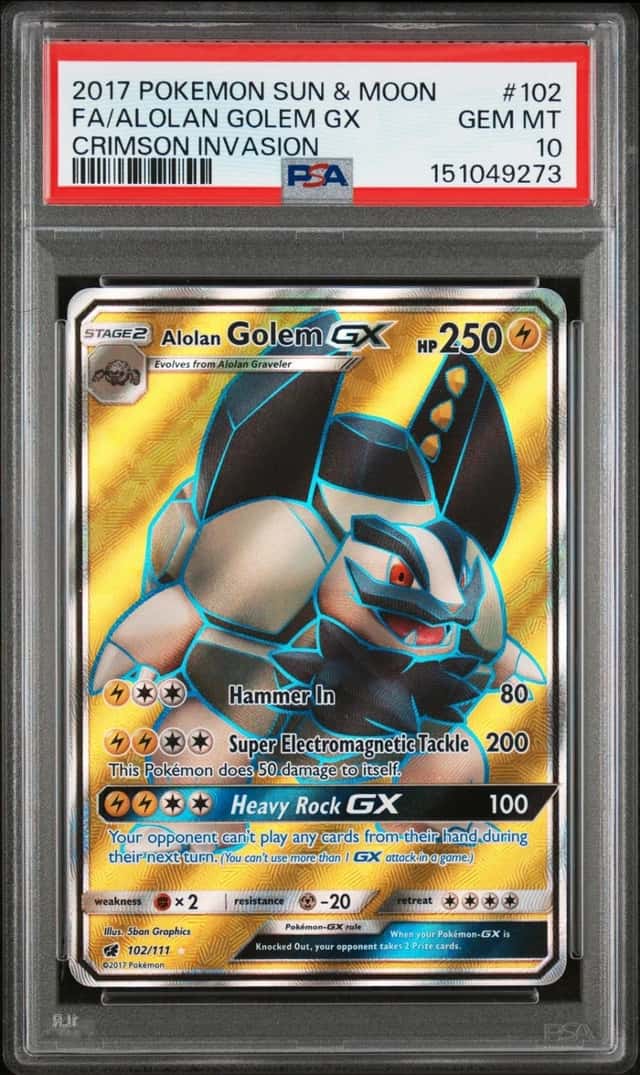 Alolan Golem GX