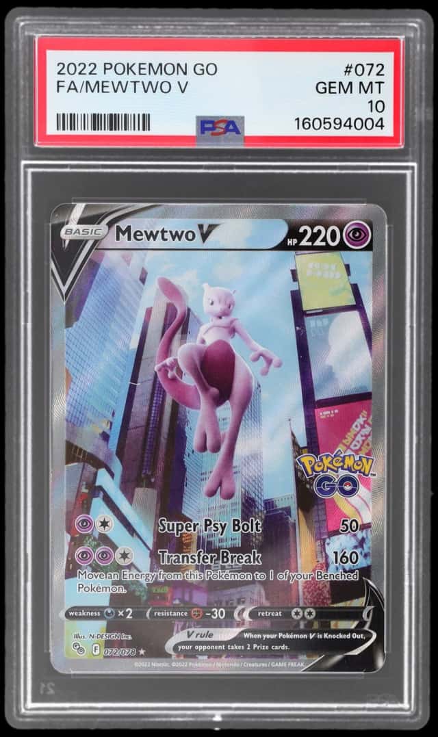2022 Pokemon Go Mewtwo V #072