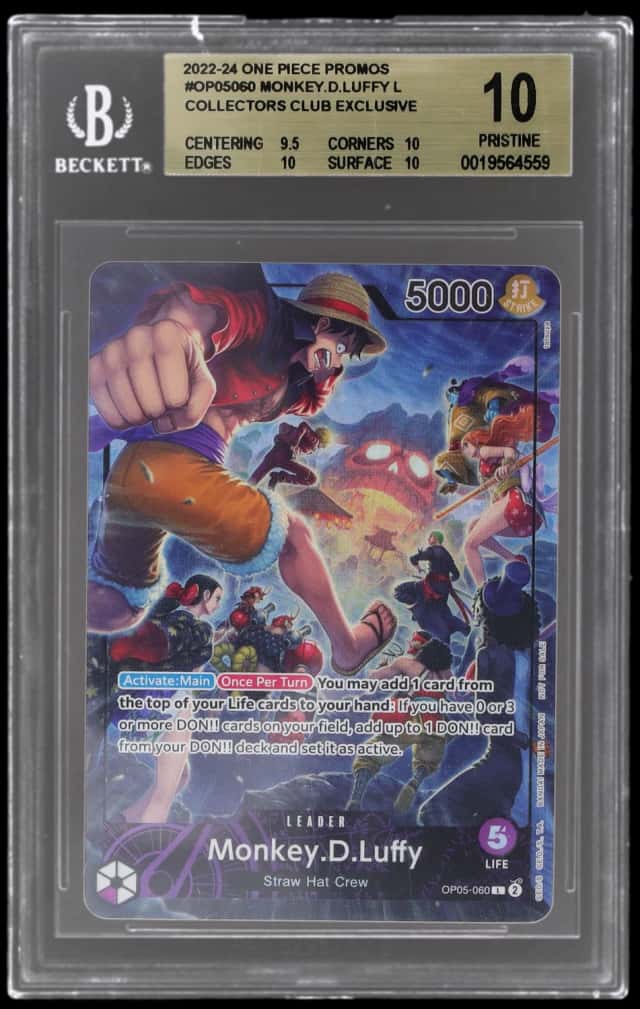 2024 One Piece Promo Psa Magazine Exclusive Monkey D. Luffy #OP05060