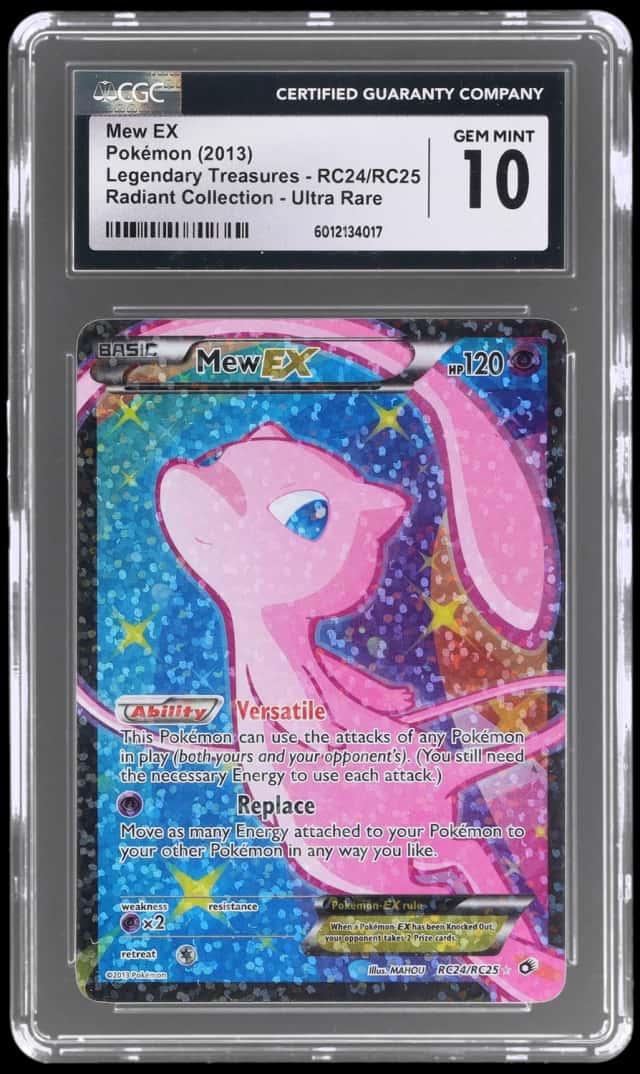 2013 Pokemon Black and White Legendary Treasures Radiant Collection Mew Ex #RC24