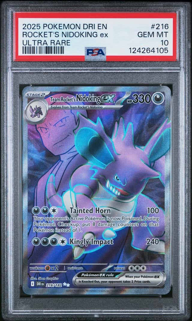 ROCKET'S NIDOKING ex