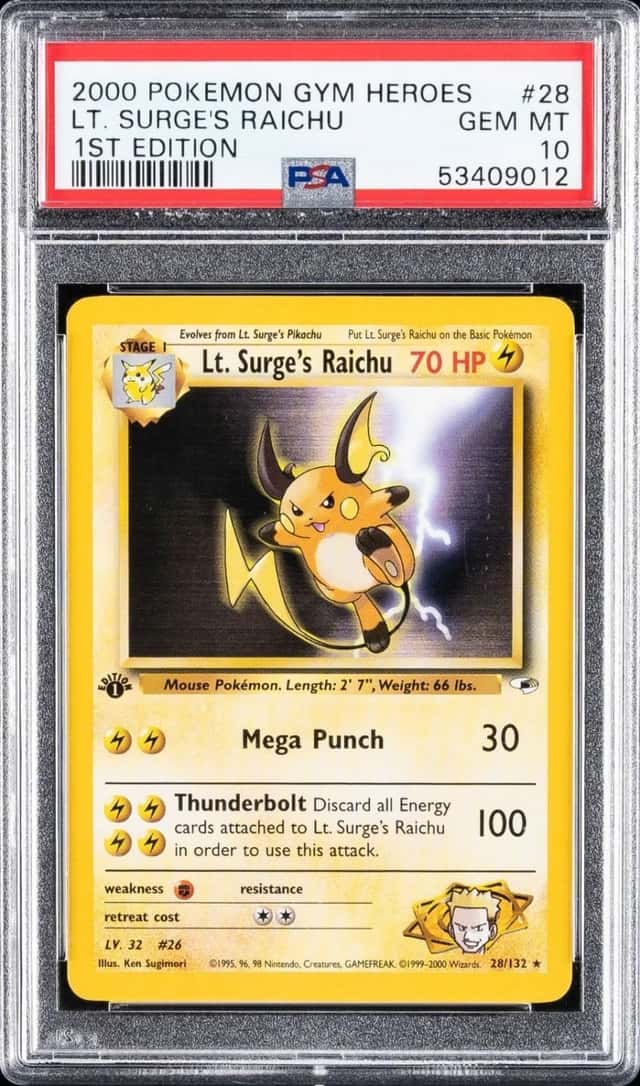 Lt. Surge's Raichu