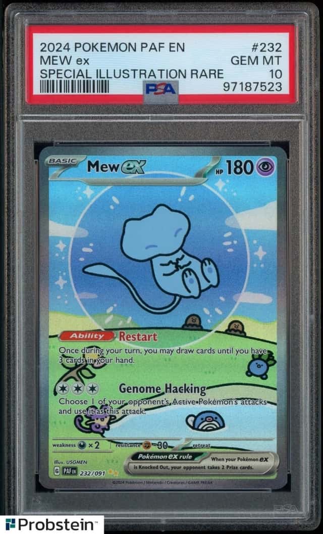 2024 Pokemon Paf En Special Illustration Rare #232 Mew Ex PSA 10 GEM MINT