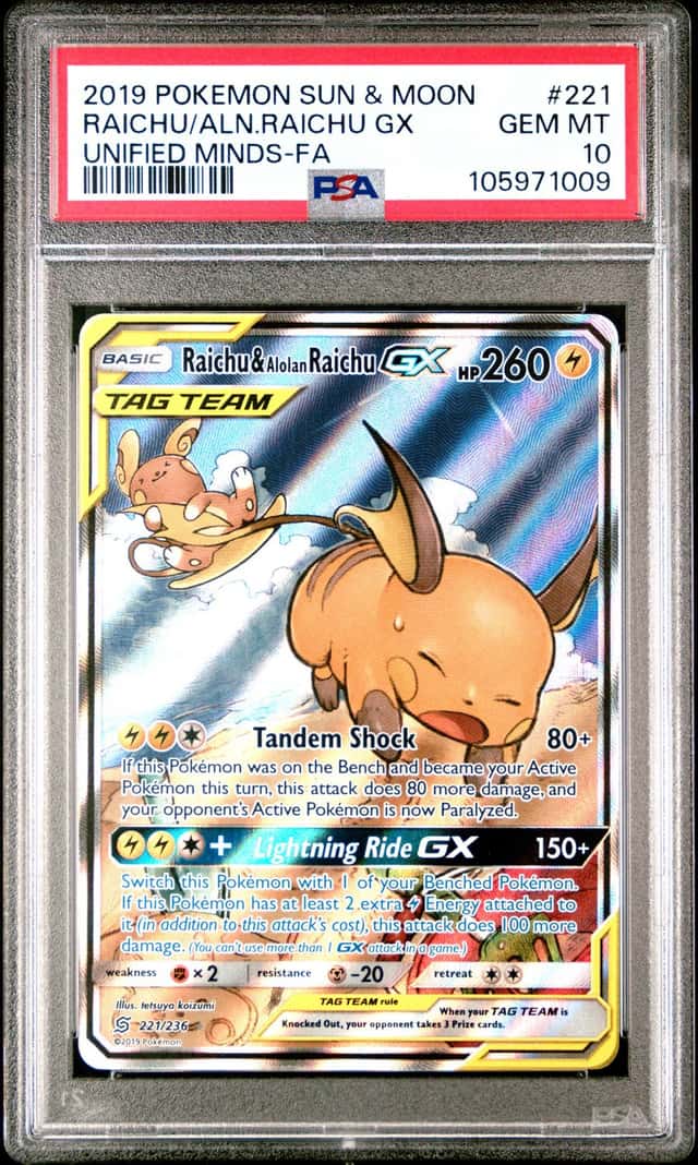 Raichu & Alolan Raichu GX