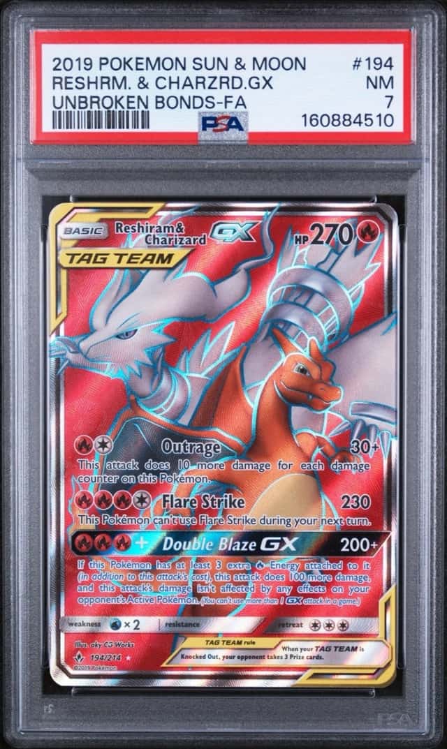 Reshiram & Charizard GX