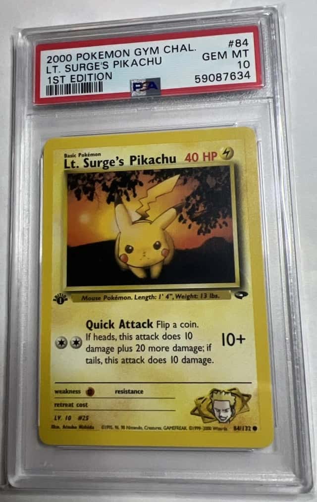 Lt. Surge's Pikachu