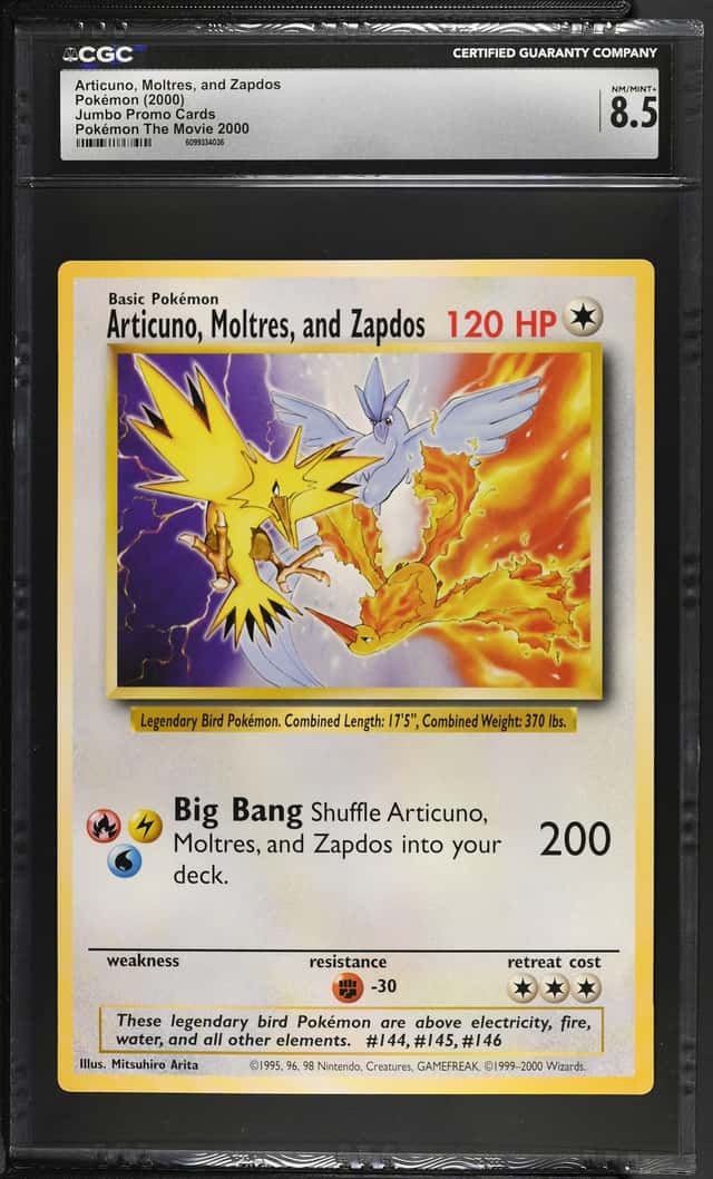 Articuno, Moltres, and Zapdos