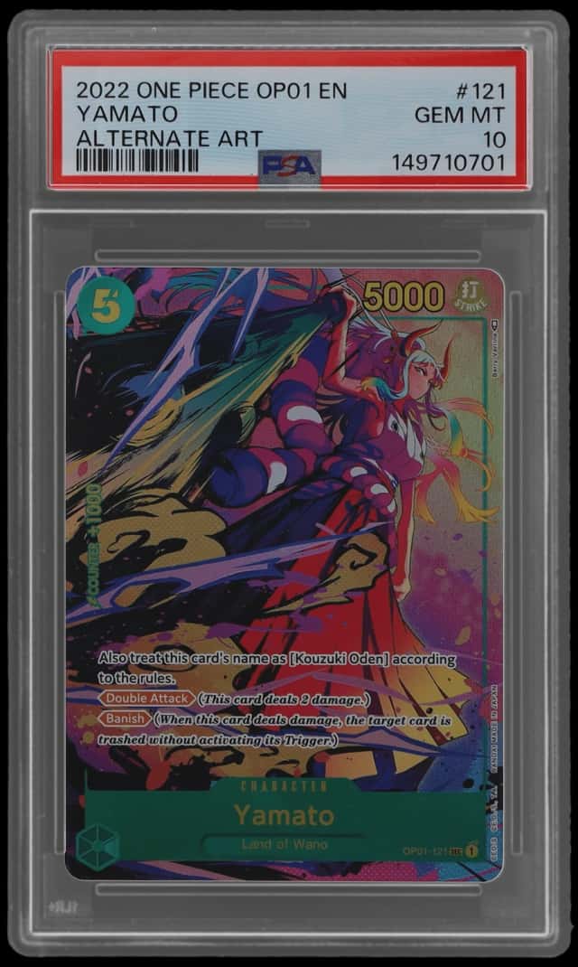 2022 One Piece Romance Dawn Alternate Art Yamato #OP01121