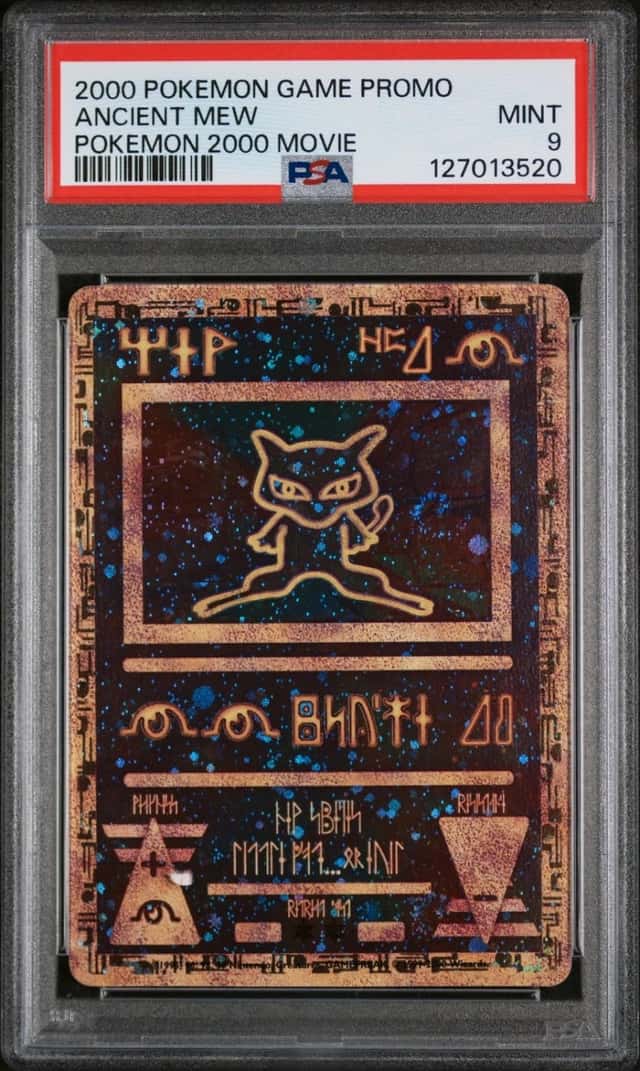 2000 POKEMON GAME MOVIE POKEMON 2000 MOVIE ANCIENT MEW PSA 9