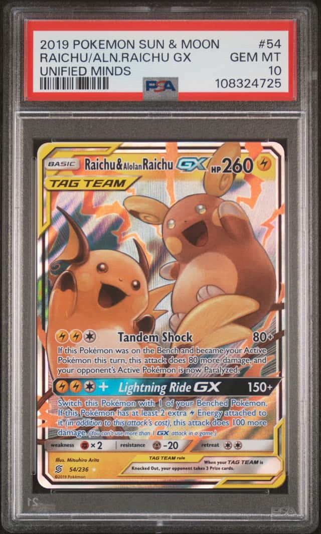 Raichu & Alolan Raichu GX