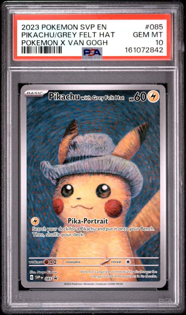 Pikachu/Grey Felt Hat