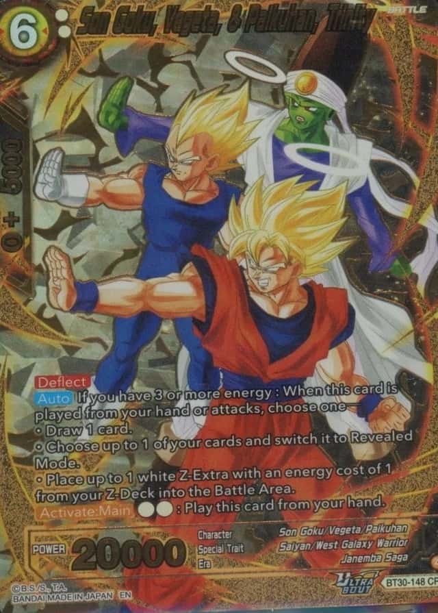 Son Goku, Vegeta, & Paikuhan, Trinity CR