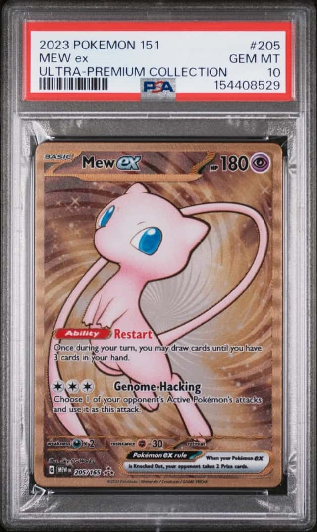 2023 POKEMON 151 ULTRA-PREMIUM COLLECTION #205 MEW EX PSA 10