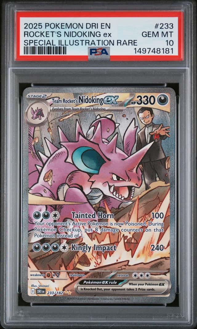 ROCKET'S NIDOKING ex