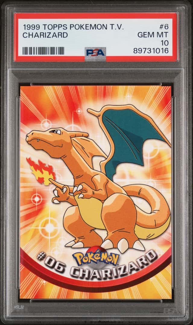 1999 Topps Charizard Pokemon PSA 10