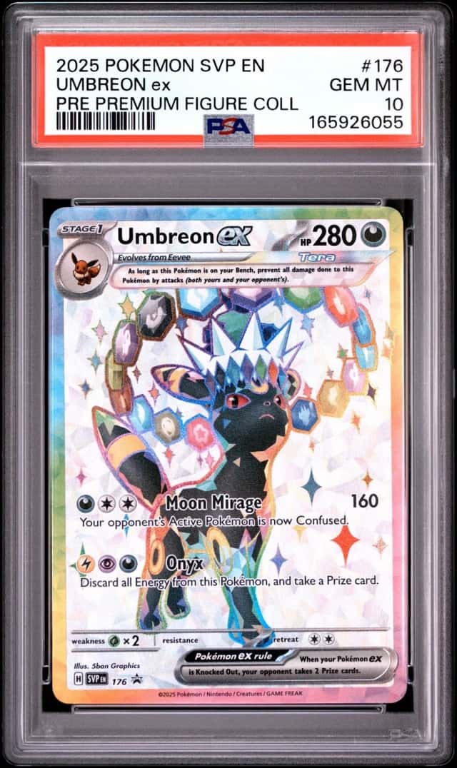 2025 POKEMON SVP PROMO PREMIUM FIGURE COLLECTION #176 UMBREON EX PSA 10
