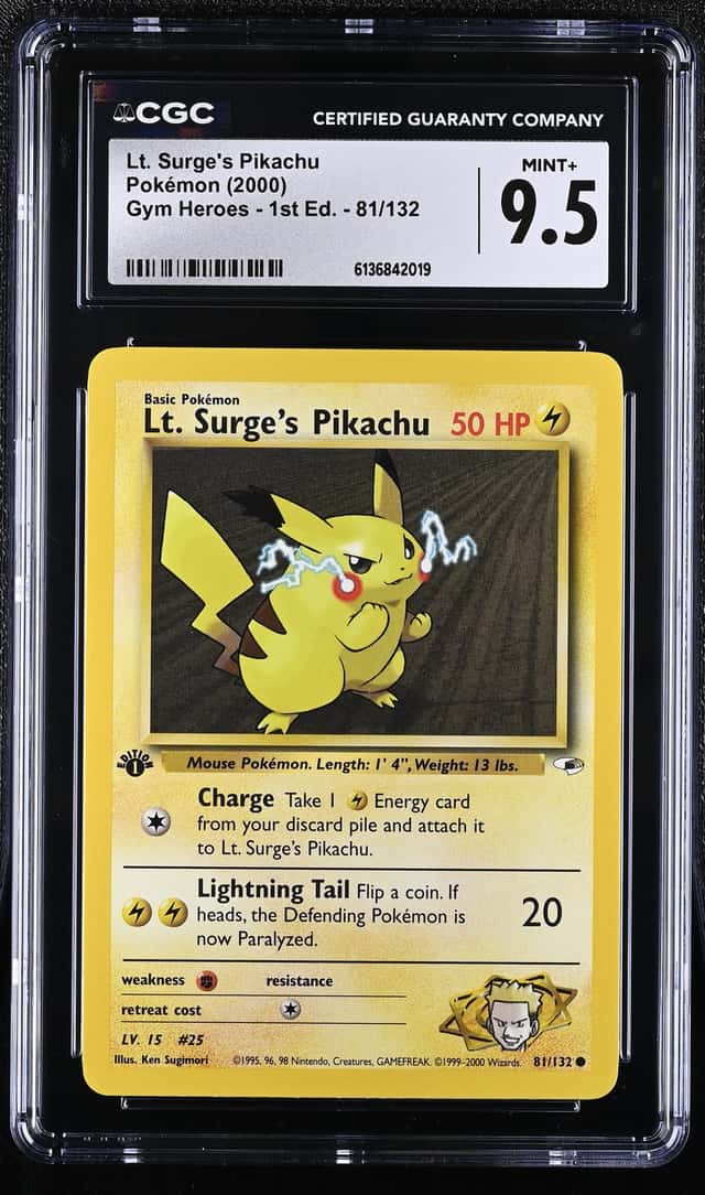 Lt. Surge's Pikachu