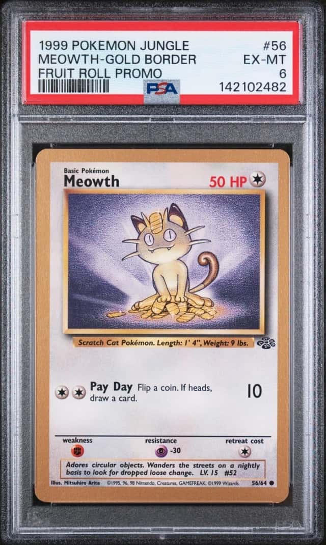 Meowth-Gold Border