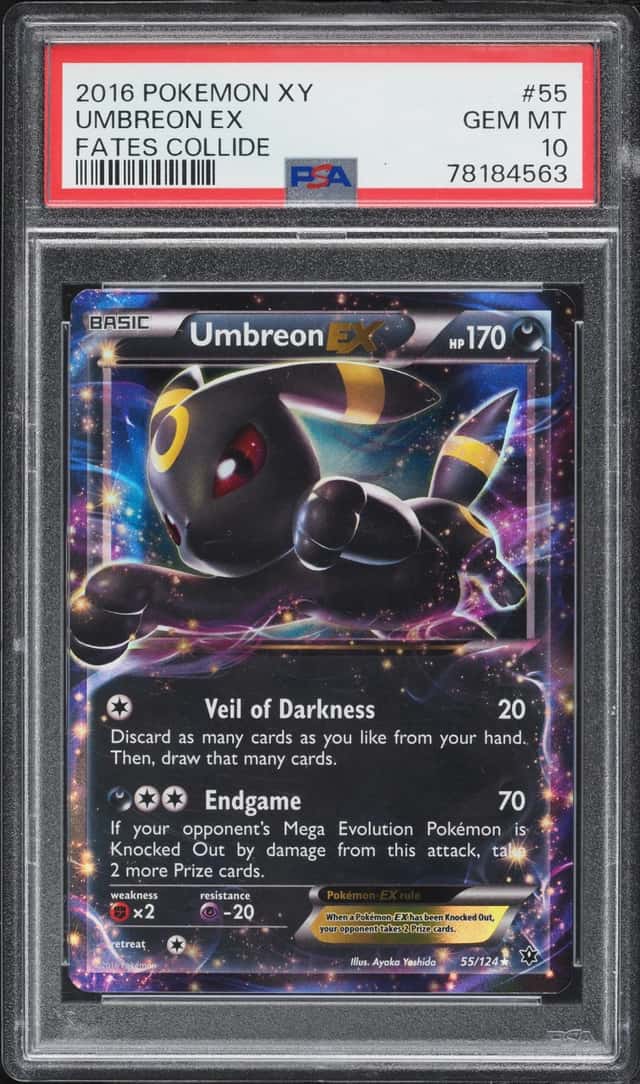 2016 Pokemon XY Fates Collide Holo Umbreon EX #55 PSA 10 GEM MINT