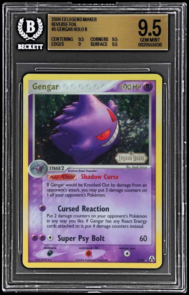 2006 Pokemon Ex Legend Maker Reverse Holo Gengar #5