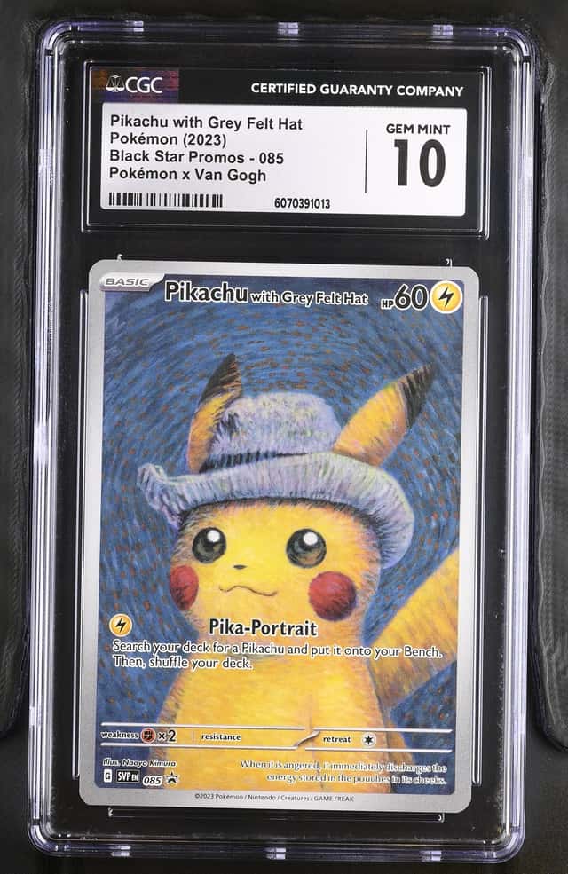 Pikachu/Grey Felt Hat