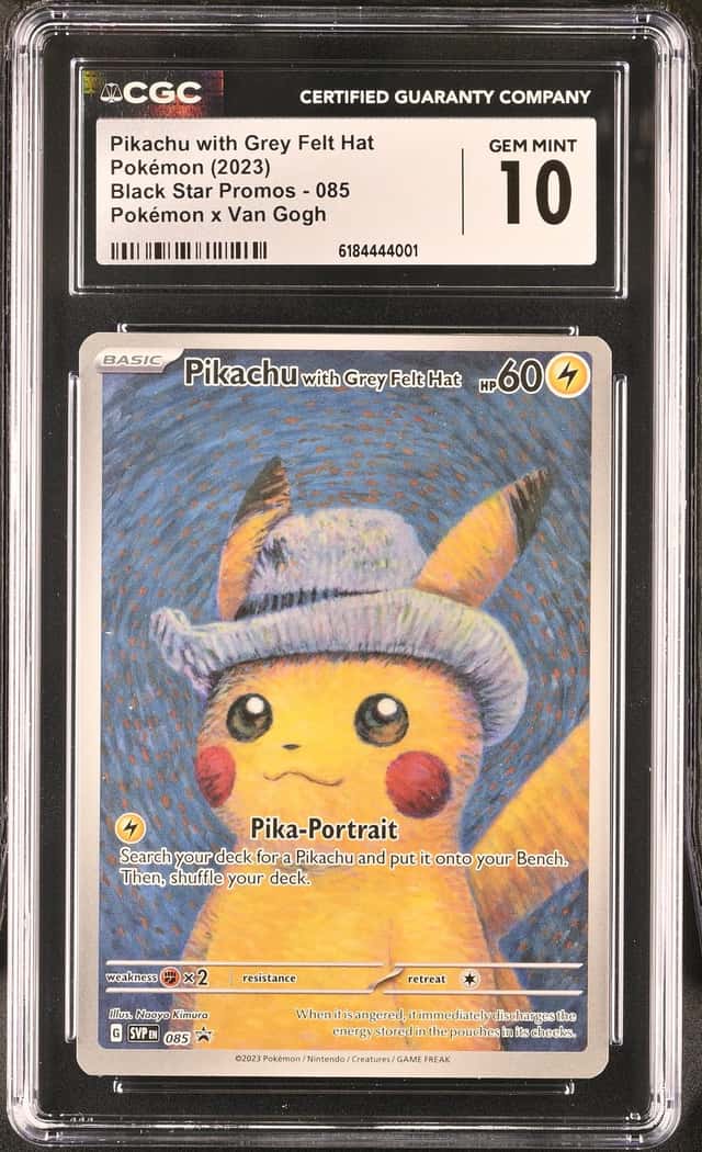 Pikachu/Grey Felt Hat