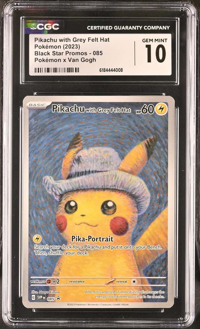 Pikachu/Grey Felt Hat