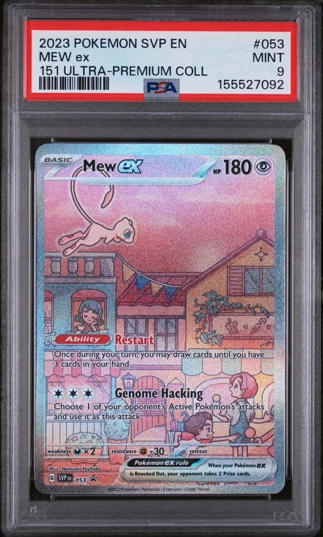 Pokemon Mew EX 2023 SVP EN 151 Ultra-Premium Collection BLACKSTARPROMO 053 PSA 9
