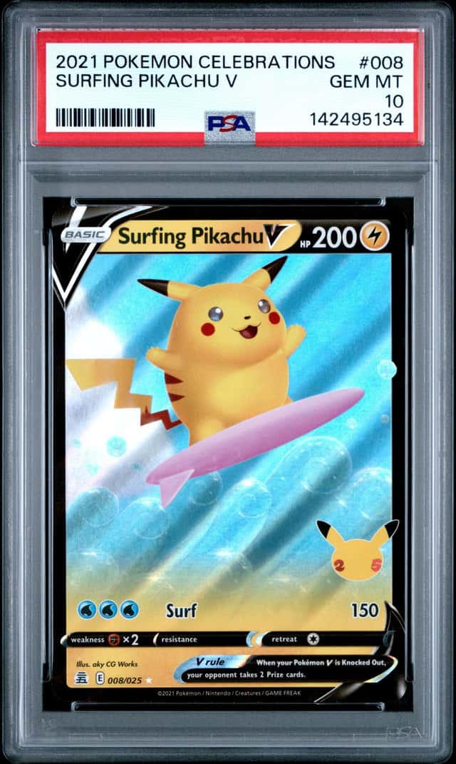 Surfing Pikachu V