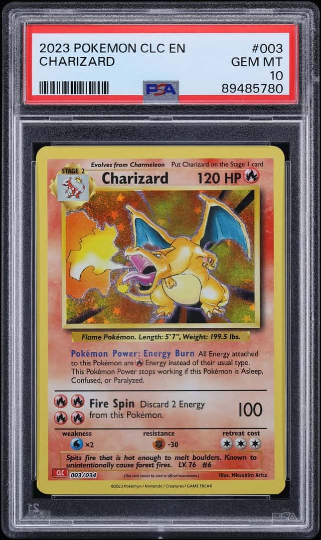 2023 Pokemon TCG Classic Collection Holo Charizard #3 PSA 10 GEM MINT