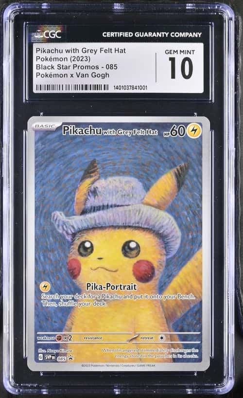 Pikachu/Grey Felt Hat