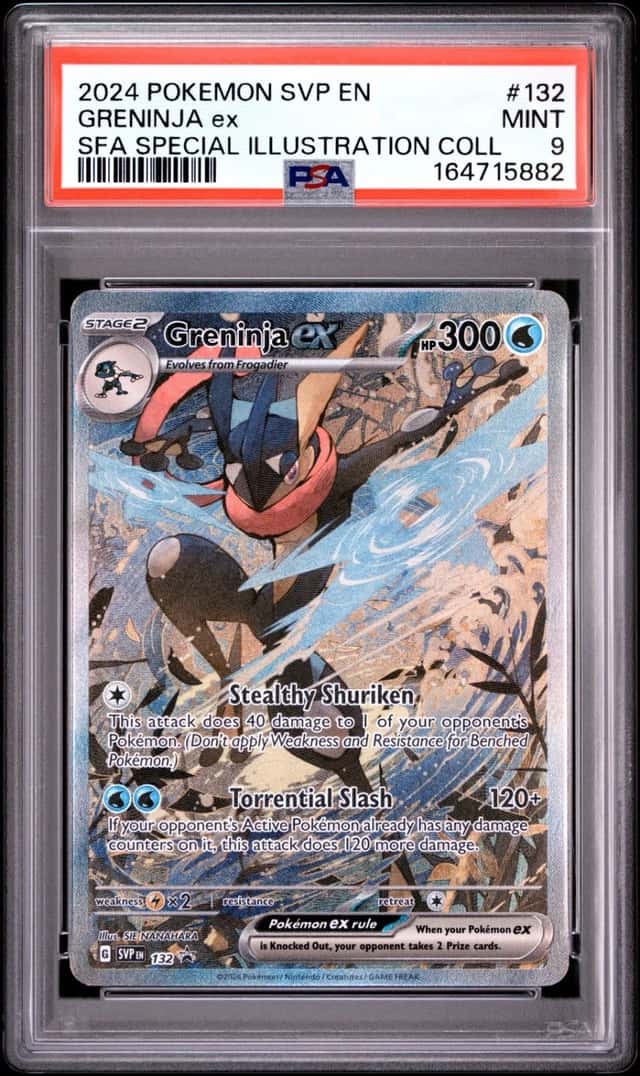 2024 POKEMON SVP PROMO SPECIAL ILLUSTRATION COLLECTION #132 GRENINJA EX PSA 9