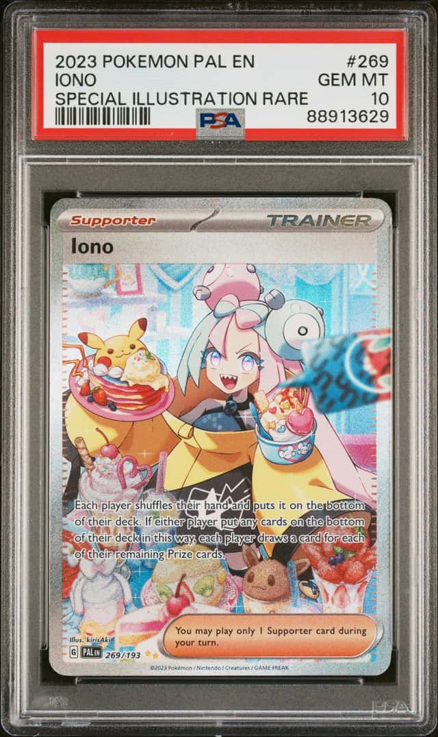 2023 Pokemon SV Paldea Evolved Iono Special Illustration Rare #269/193 PSA 10