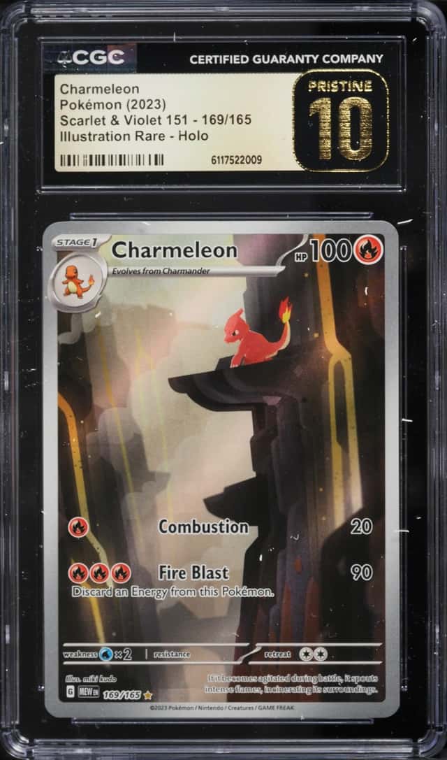 2023 Pokemon Scarlet & Violet 151 IR Charmeleon #169 CGC 10 PRISTINE