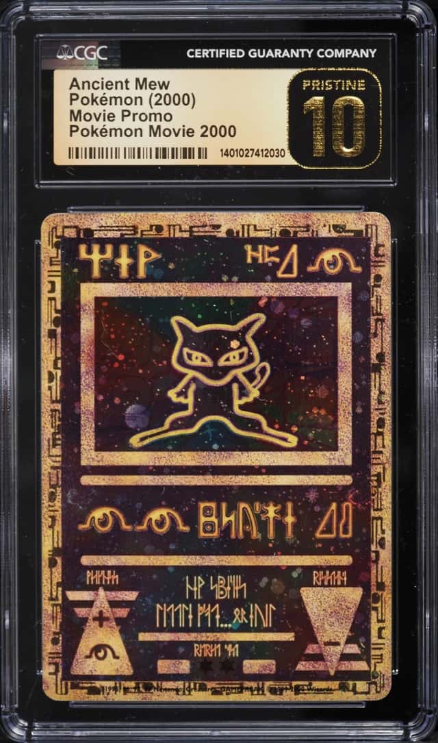 2000 Pokemon Movie Promo Ancient Mew CGC 10 PRISTINE