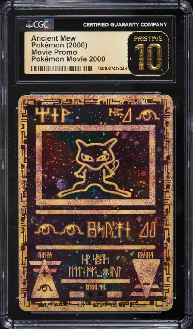 2000 Pokemon Movie Promo Ancient Mew CGC 10 PRISTINE
