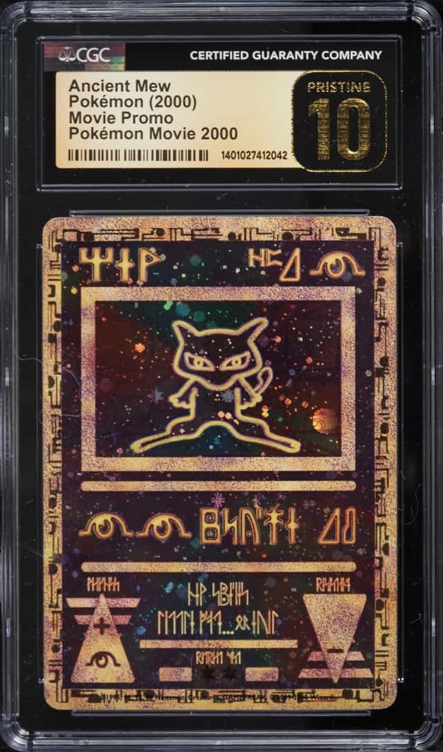 2000 Pokemon Movie Promo Ancient Mew CGC 10 PRISTINE