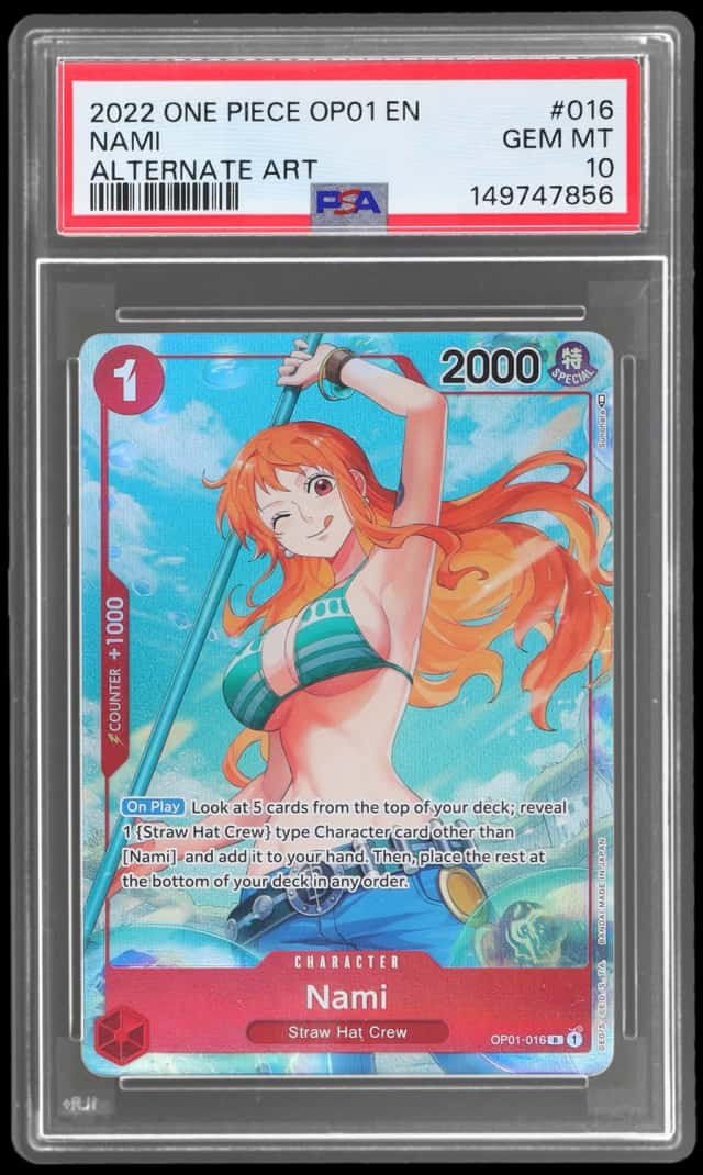 2022 One Piece Romance Dawn Alternate Art Nami #OP01-016