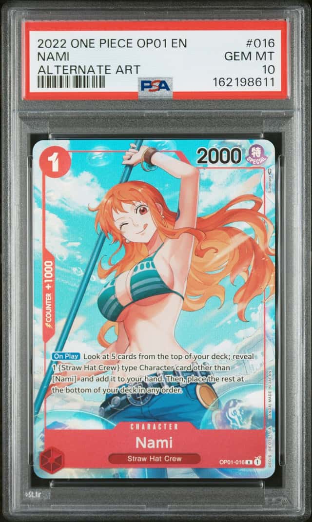 2022 One Piece Romance Dawn Alternate Art Nami #OP01-016
