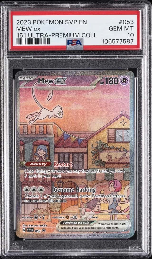 2023 POKEMON SVP EN-SV 151 ULTRA-PREMIUM COLLECTION #053 MEW EX PSA 10