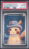 Pikachu/grey Felt Hat