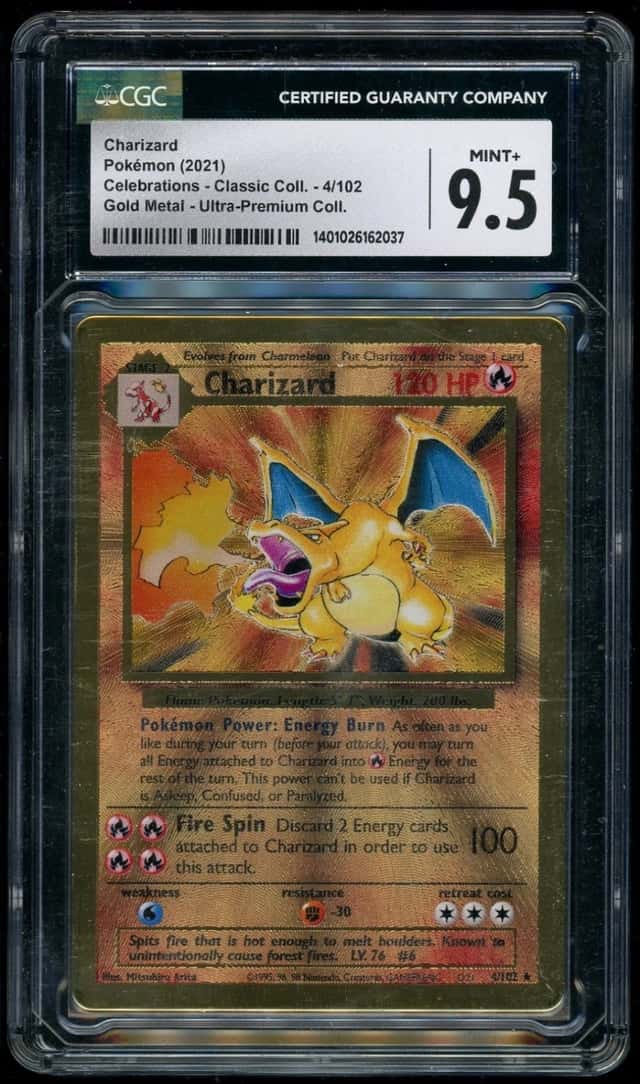 Pokémon Charizard 2021 Celebrations - Classic Coll. 4/102 CGC 9.5