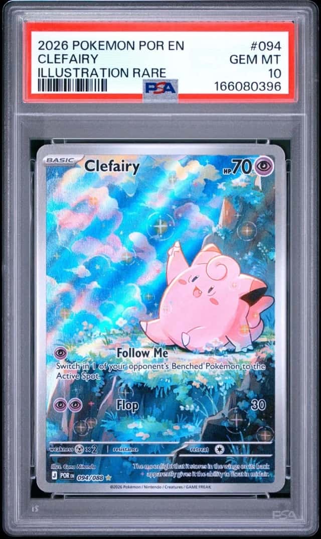 Pokemon Perfect Order Clefairy Illustration Rare #094 - PSA 10