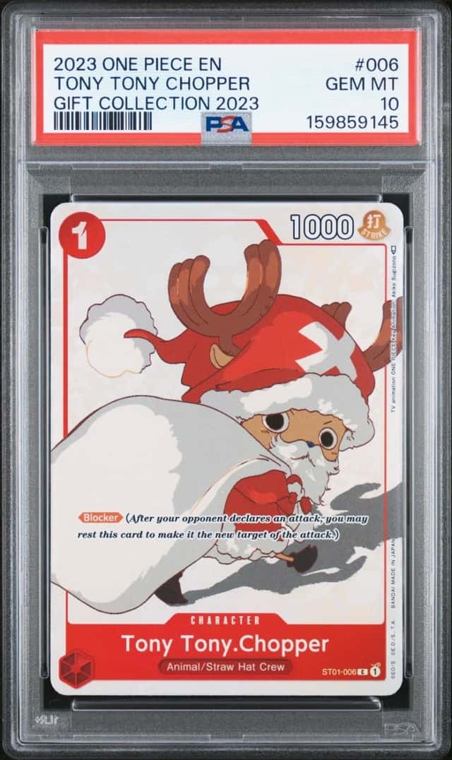 2023 One Piece Gift Collection #006 Tony Tony Chopper Gift Collection PSA 10