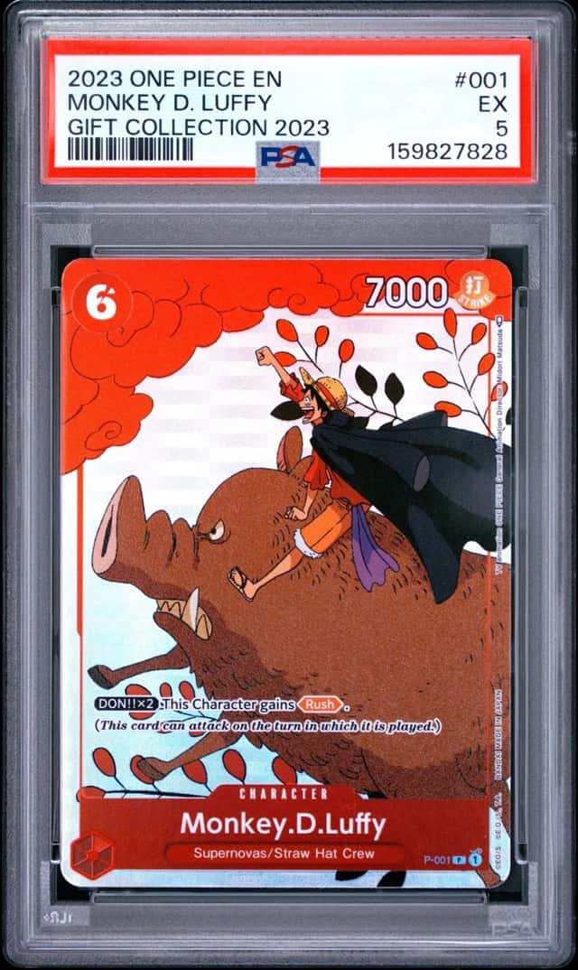 2023 ONE PIECE GIFT COLLECTION 2023 #001 MONKEY D. LUFFY PSA 5