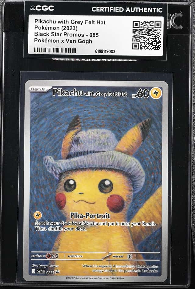 Pikachu/Grey Felt Hat