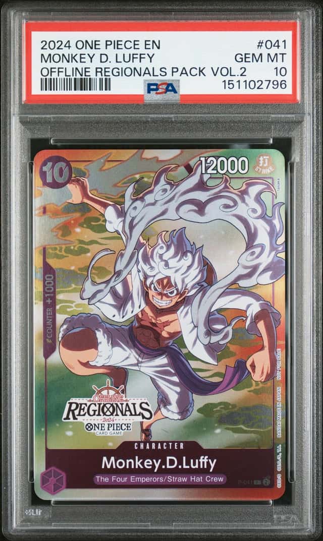 2024 One Piece Promo Offline Regionals Pack Volume 2 Monkey D. Luffy #P-041