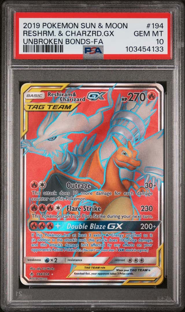 Reshiram & Charizard GX