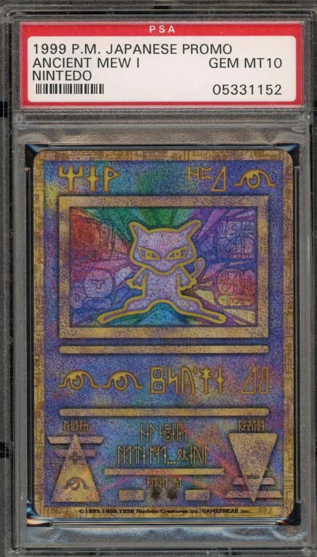 Pokemon Ancient Mew I Promo "Nintedo" Error Japanese PSA 10