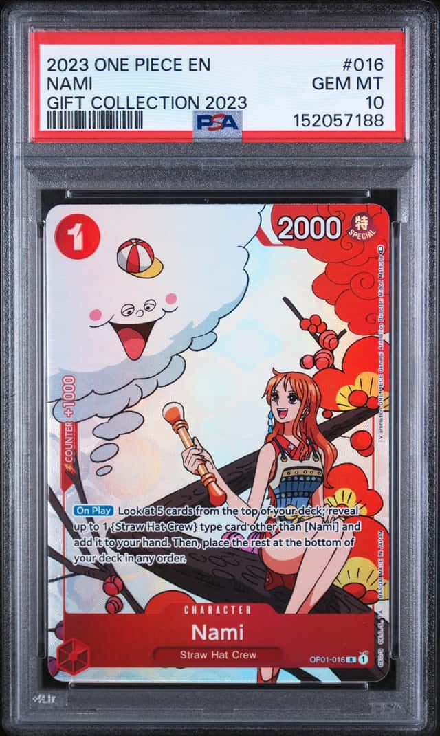 2023 One Piece Gift Collection Nami #OP01-016 PSA 10 GEM MINT